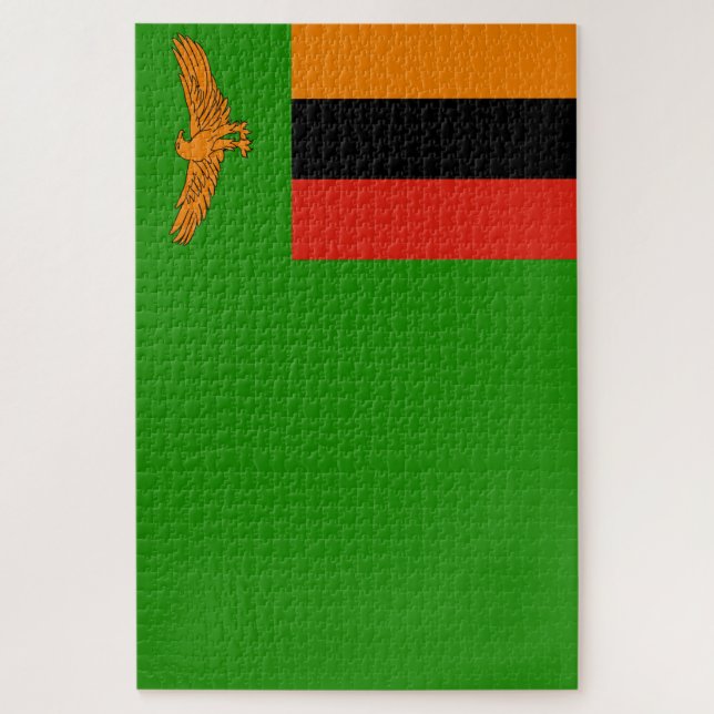 Flagge Sambias (Vertikal)