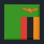 Flagge Sambias Magnet<br><div class="desc">Anpassbare World Flag Produkte - Bitte fühlen Sie sich frei,  Ihren eigenen Text hinzuzufügen.</div>