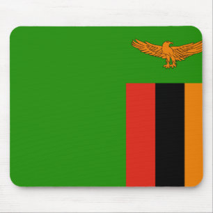 Flagge Sambias Mousepad