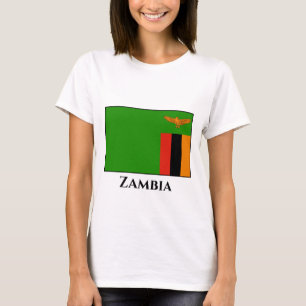 Flagge Sambias T-Shirt