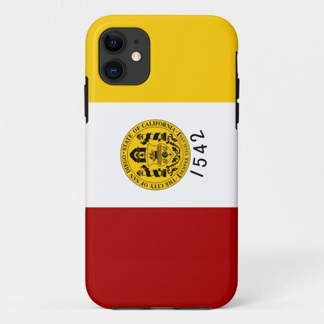Flagge San Diego Case-Mate iPhone Hülle (Rückseite)
