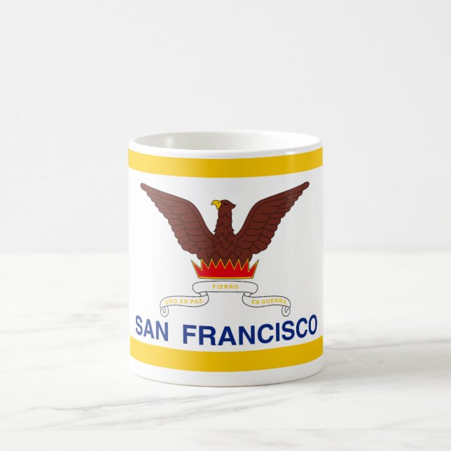 Flagge San Francisco Kaffeetasse (Mittel)