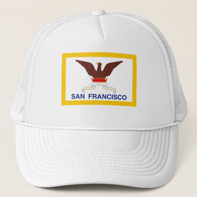 Flagge San Francisco Truckerkappe (Vorderseite)