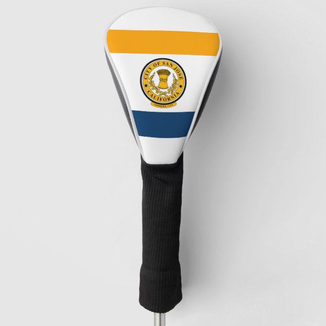Flagge San José, California Golf Head Cover Golf Headcover (Vorderseite)
