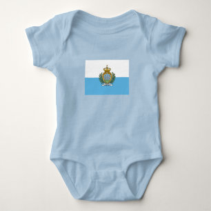Flagge San Marino Baby Strampler