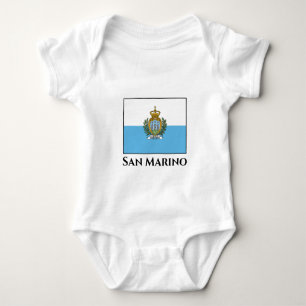 Flagge San Marino Baby Strampler