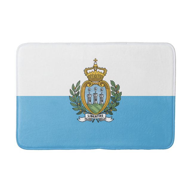Flagge San Marino Badematte (Vorderseite)
