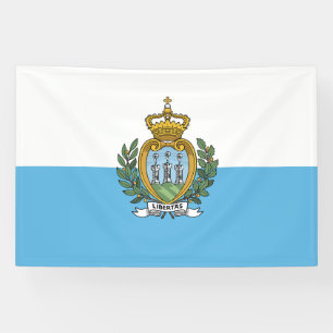Flagge San Marino Banner