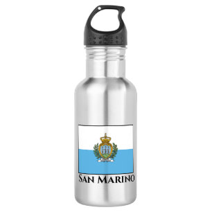 Flagge San Marino Edelstahlflasche
