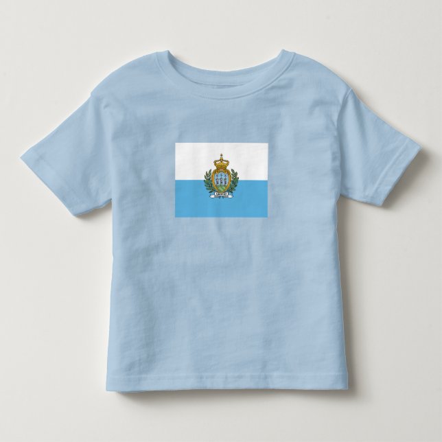 Flagge San Marino Kleinkind T-shirt (Vorderseite)