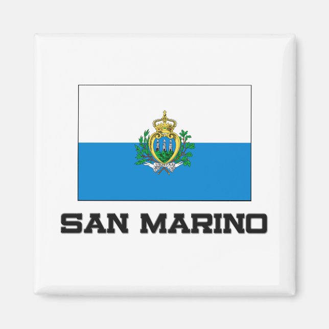 Flagge San Marino Magnet (Vorne)