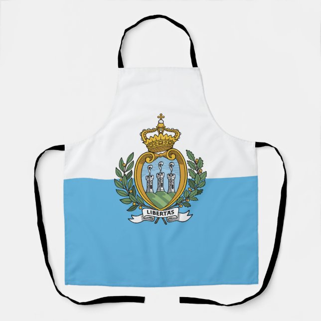 Flagge San Marino Schürze (Vorderseite)