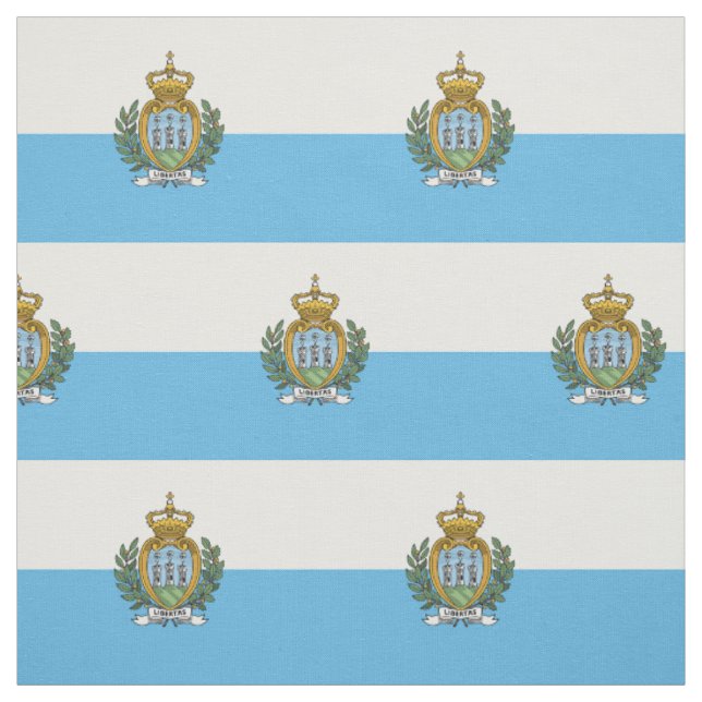 Flagge San Marino Stoff (Muster)