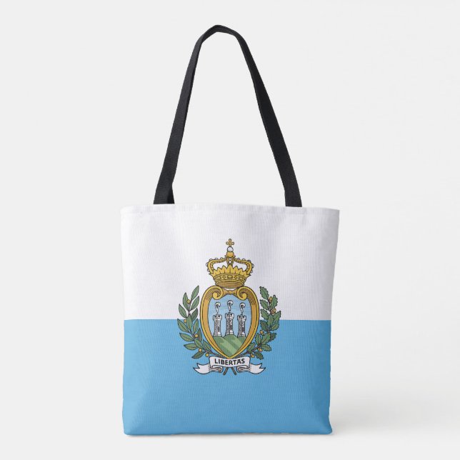 Flagge San Marino Tasche (Rückseite)
