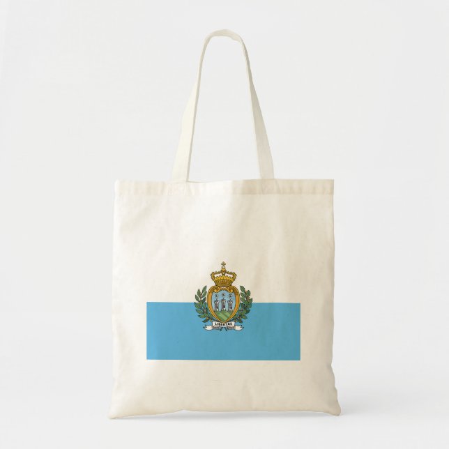 Flagge San Marino Tragetasche (Vorne)