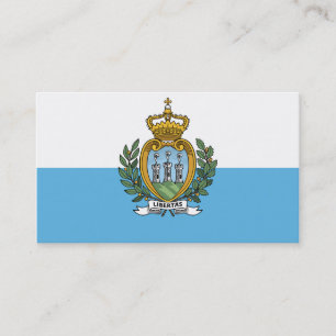 Flagge San Marino Visitenkarten Visitenkarte