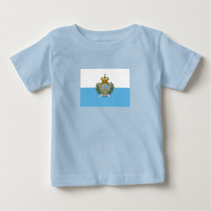 Flagge San Marinos Baby T-shirt