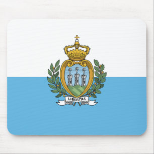 Flagge San Marinos Mousepad