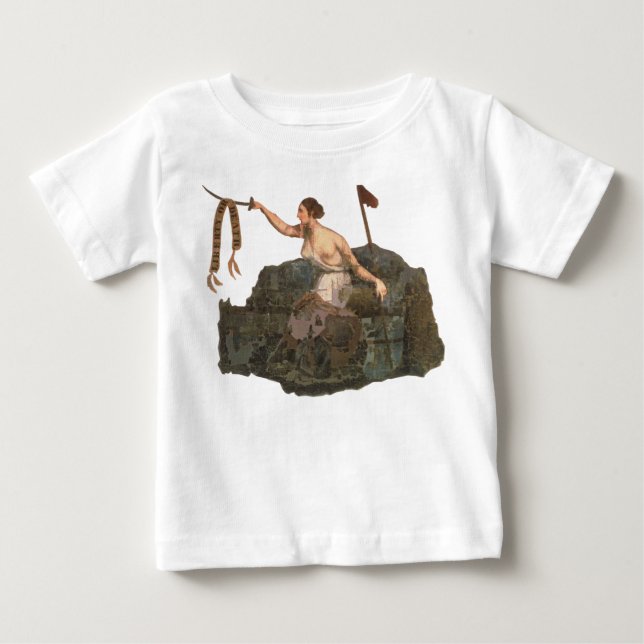 Flagge Sans Jacinto, wird Bratton für Gesetzgebung Baby T-shirt (Vorderseite)