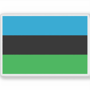 Flagge Sansibars (Januar-April 1964), Afrika Aufkleber