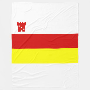 Flagge Santa Barbara, Kalifornien, Fleece Blanket