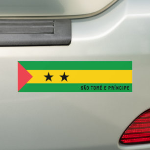 Flagge São Tomé und Príncipe Autoaufkleber