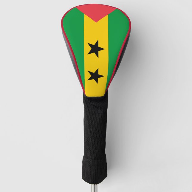 Flagge São Tomé und Príncipe Golf Headcover (Vorderseite)