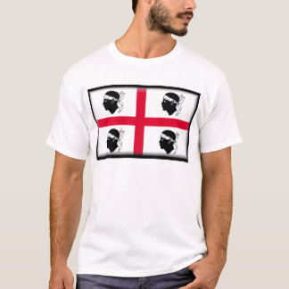 Flagge Sardiniens (Italien) T-Shirt