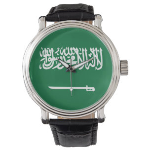 Flagge Saudi-Arabiens Armbanduhr