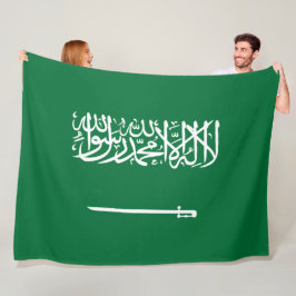 Flagge Saudi-Arabiens Fleecedecke
