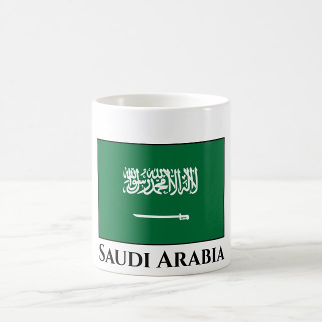 Flagge Saudi-Arabiens Kaffeetasse (Mittel)