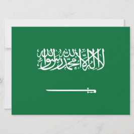 Flagge Saudi-Arabiens Karte