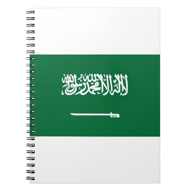 Flagge Saudi-Arabiens Notizblock (Vorderseite)