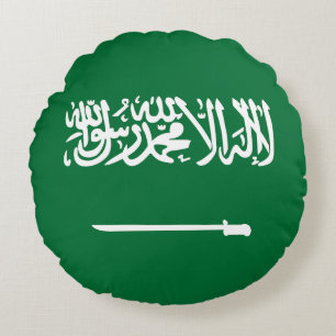 Flagge Saudi-Arabiens Rundes Kissen