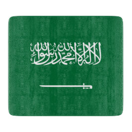 Flagge Saudi-Arabiens Schneidebrett