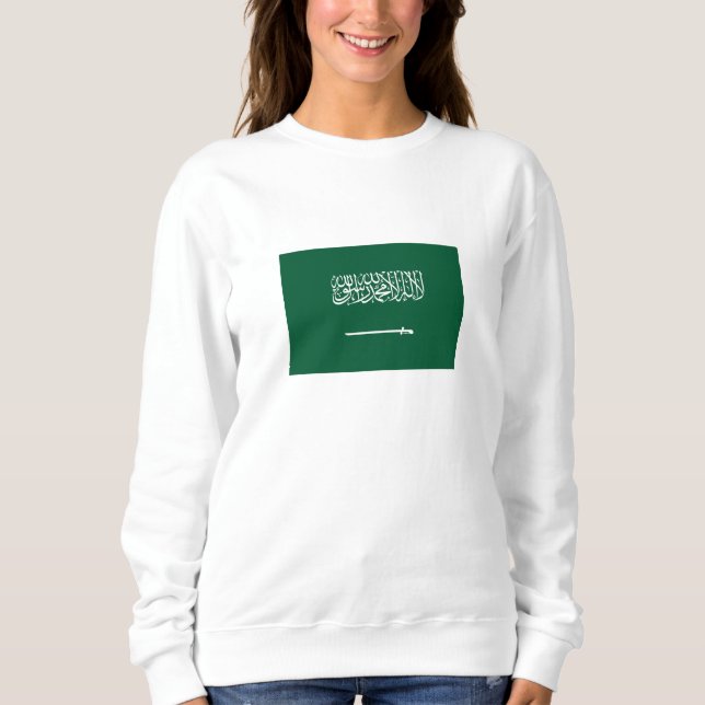 Flagge Saudi-Arabiens Sweatshirt (Vorderseite)