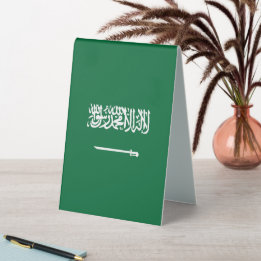Flagge Saudi-Arabiens Tischaufsteller