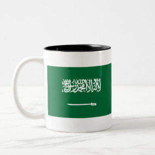 Flagge Saudi-Arabiens Zweifarbige Tasse