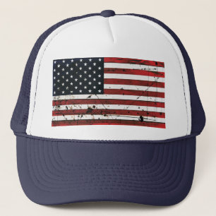 Flagge-Schmutz-Farbenhut Truckerkappe