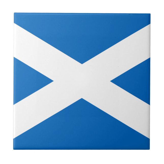 Flagge Schottland Fliese (Vorderseite)