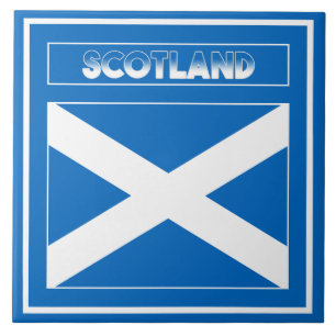 Flagge Schottland Fliese