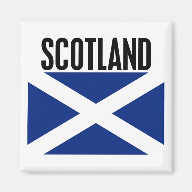 Flagge Schottland Magnet (Vorne)