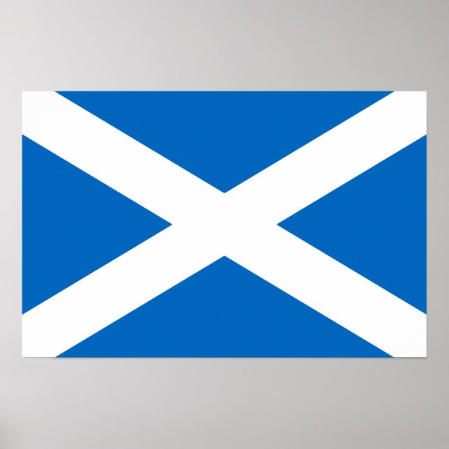 Flagge Schottland Poster (Vorne)