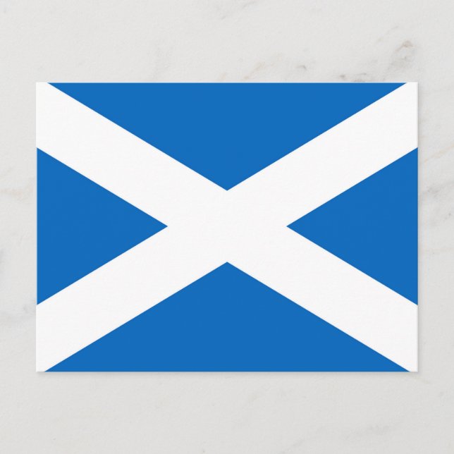 Flagge Schottland Postkarte (Vorderseite)