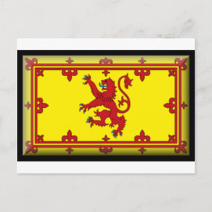 Flagge Schottland Postkarte