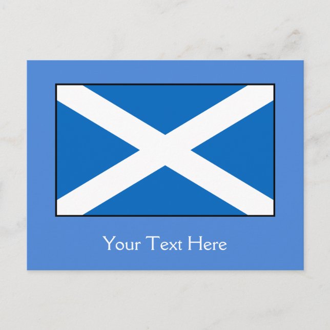 Flagge Schottland Postkarte (Vorderseite)