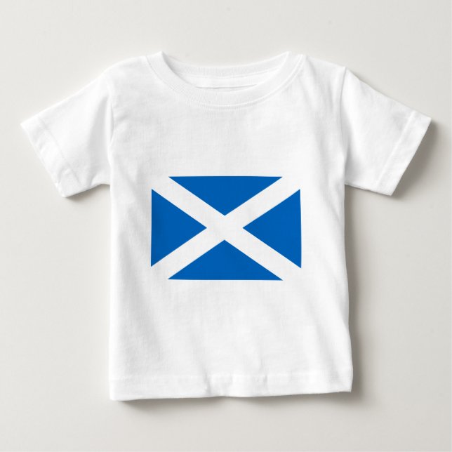 Flagge Schottlands - Bratach na h-Alba Baby T-shirt (Vorderseite)