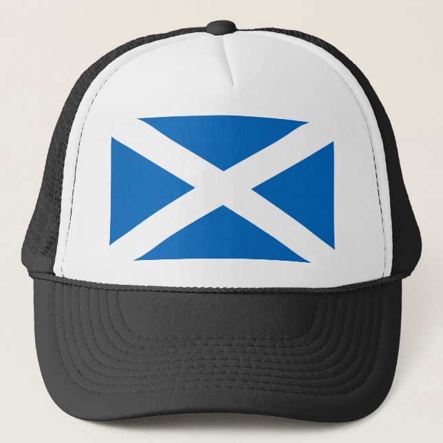 Flagge Schottlands - Bratach na h-Alba Truckerkappe (Vorderseite)