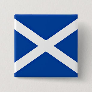 Flagge Schottlands Button