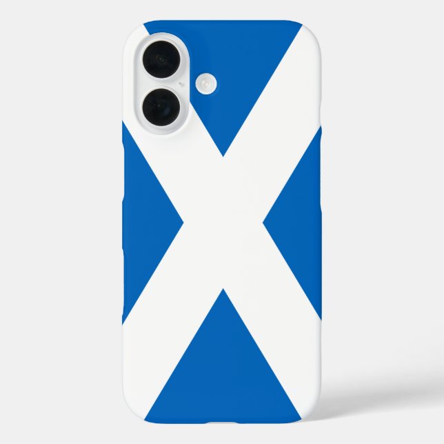 Flagge Schottlands iPhone 16 Hülle (Rückseite)